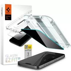 iPhone iPhone 15 Pro Max apsauginis stiklas SPIGEN GLAS.TR ”EZ FIT” Apple iPhone 15 Pro Max PRIVACY