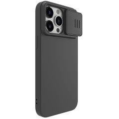 Apple iPhone 15 Pro Max чехол черный NILLKIN CAMSHIELD SILKY SILICON