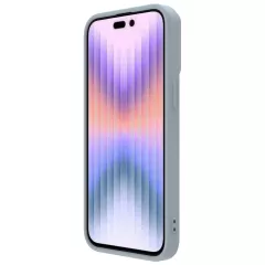 Apple iPhone 15 Pro Max чехол серый NILLKIN CAMSHIELD SILKY SILICONE