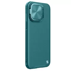 Apple iPhone 15 Pro Max чехол зеленый NILLKIN CAMSHIELD PROP LEATHER