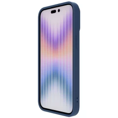 Apple iPhone 15 Pro Max чехол синий NILLKIN CAMSHIELD SILKY SILICON