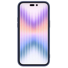 Apple iPhone 15 Pro Max чехол синий NILLKIN CAMSHIELD SILKY SILICON
