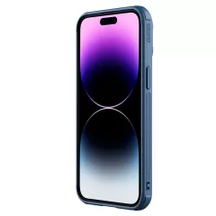 Apple iPhone 15 Pro Max skal blå NILLKIN CAMSHIELD PROP LEATHER