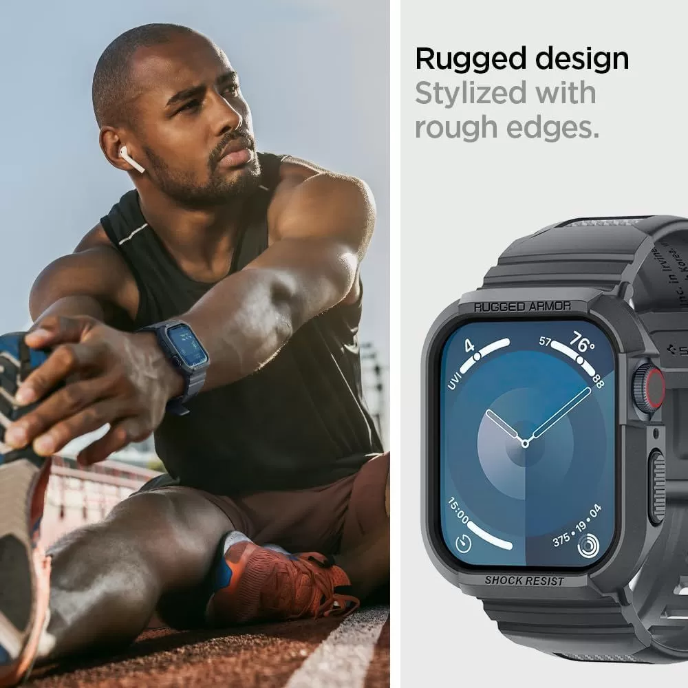 Apple Watch 9 siksniņa  SPIGEN RUGGED ARMOR ”PRO” (44/45 MM)