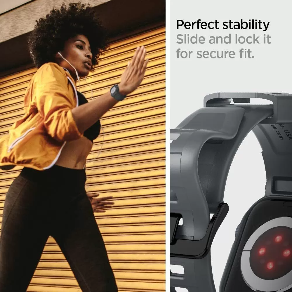 Apple Watch 9 siksniņa  SPIGEN RUGGED ARMOR ”PRO” (44/45 MM)