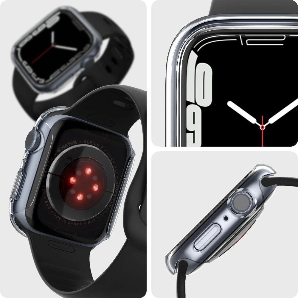 Apple Watch 9 vāciņš caurspīdīgs SPIGEN THIN FIT (45mm)