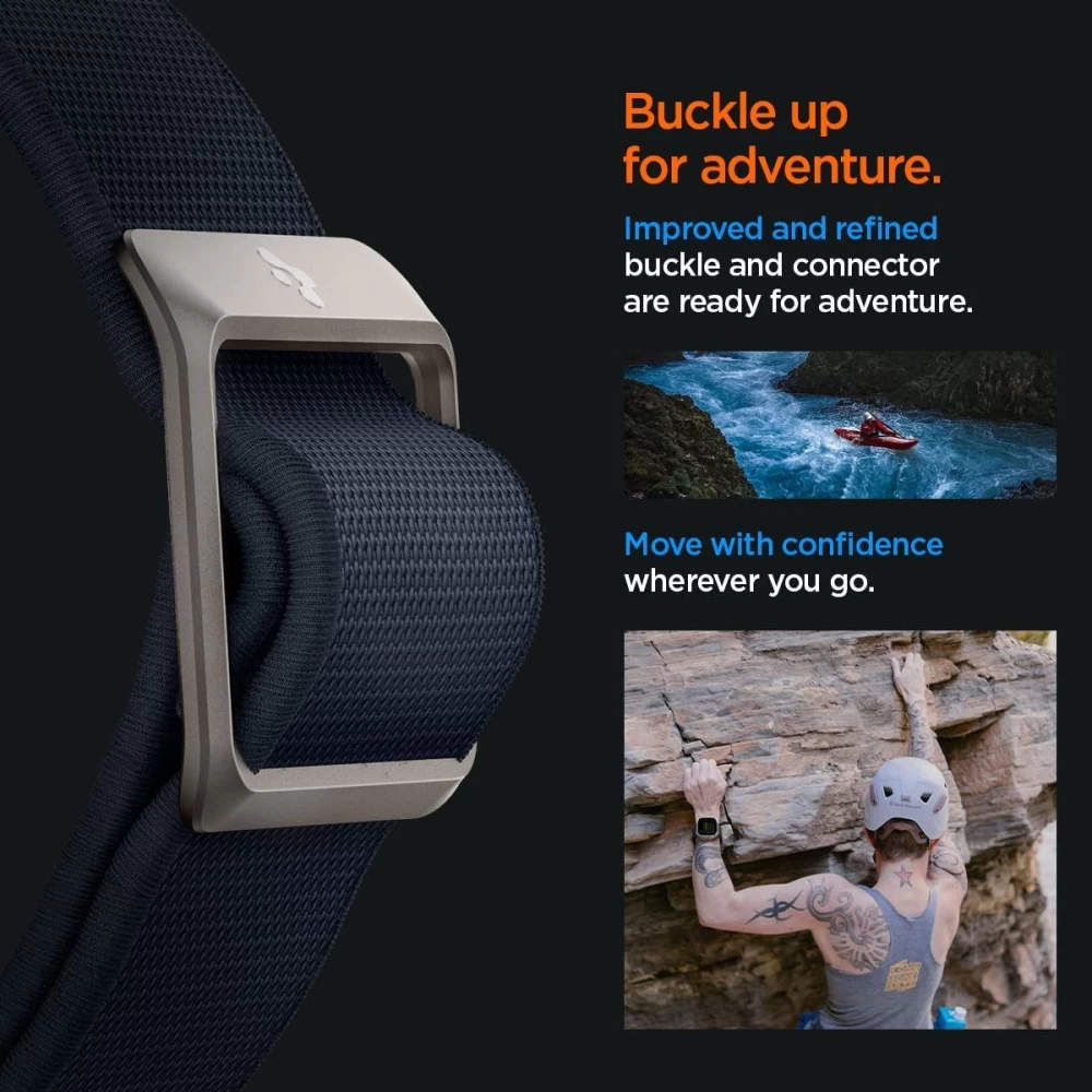 Apple Watch 9 siksniņa zils SPIGEN FIT LITE ULTRA (42 / 44 45 49 mm)