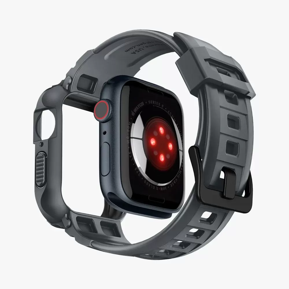 Apple Watch 9 siksniņa  SPIGEN RUGGED ARMOR ”PRO” (44/45 MM)
