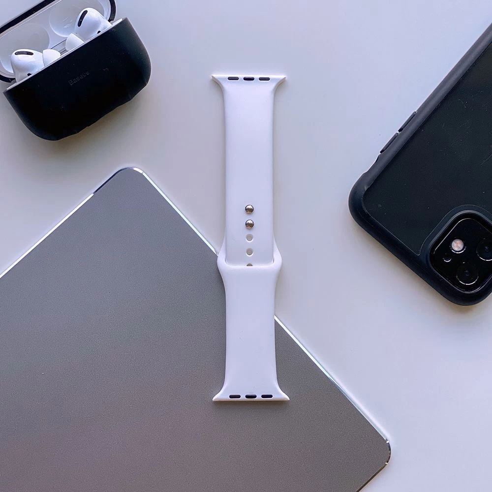 Apple Watch 9 siksniņa balts TECH-PROTECT IconBand (42/44/45/49mm)