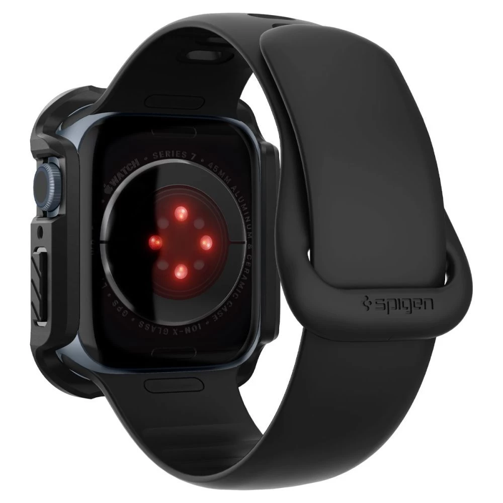Apple Watch 9 vāciņš melns SPIGEN TOUGH ARMOR (45mm)