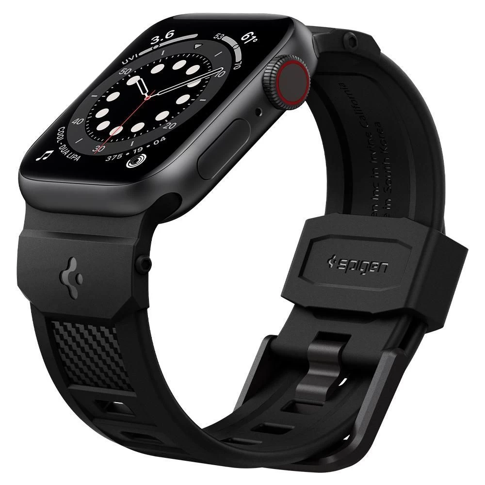 Apple Watch 9 siksniņa melns SPIGEN RUGGED BAND (38/40/41mm)