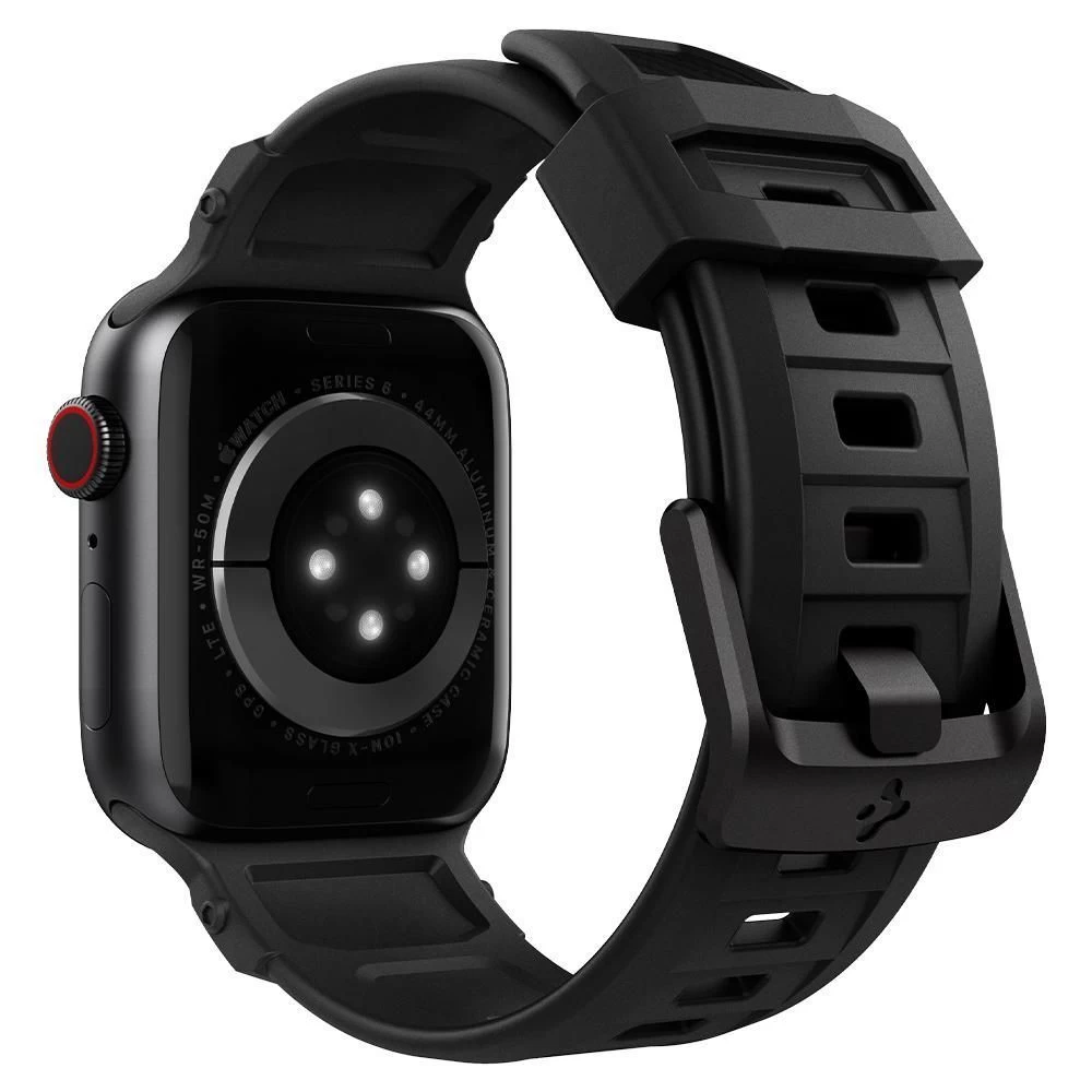 Apple Watch 9 siksniņa melns SPIGEN RUGGED BAND (38/40/41mm)