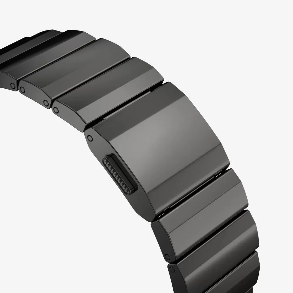 Apple Watch 9 siksniņa melns TECH-PROTECT STEELBAND (42/44/45/49 MM)