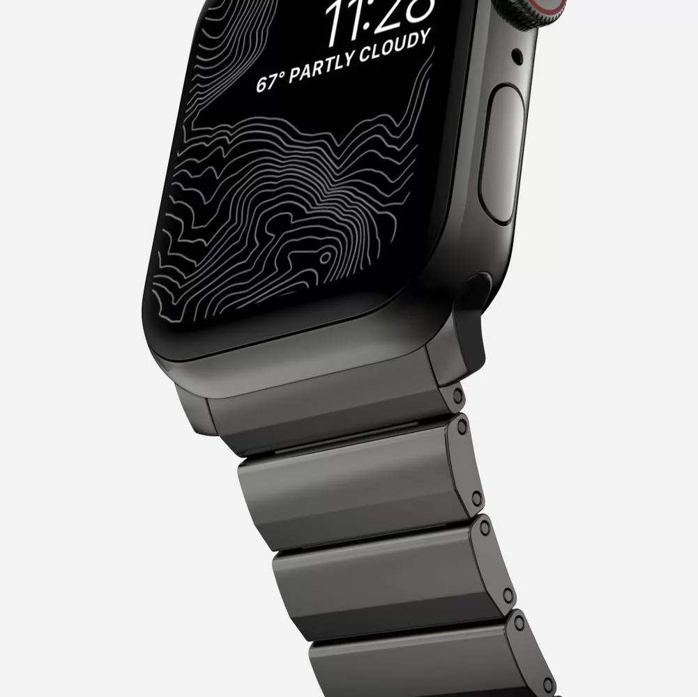 Apple Watch 9 siksniņa melns TECH-PROTECT STEELBAND (42/44/45/49 MM)