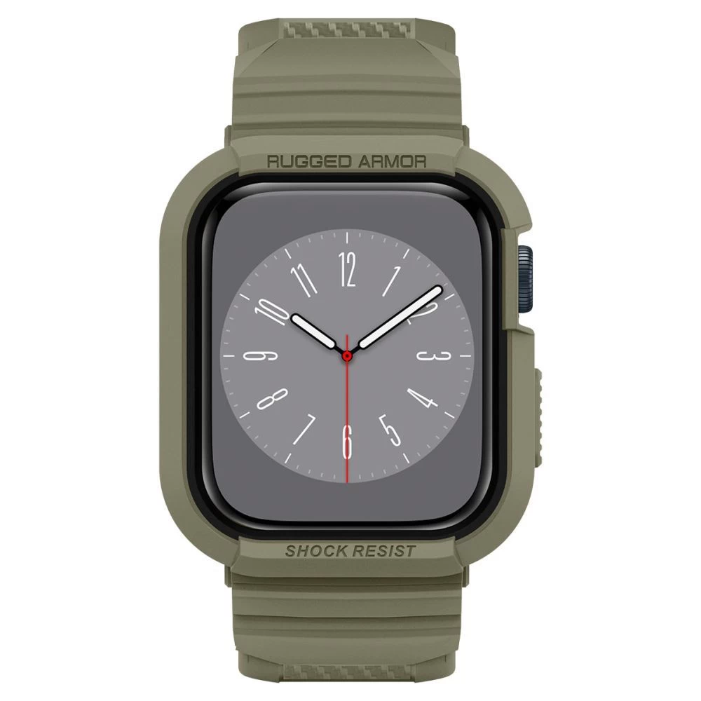 Apple Watch 9 siksniņa zaļš SPIGEN RUGGED ARMOR ”PRO” (44 / 45 MM)