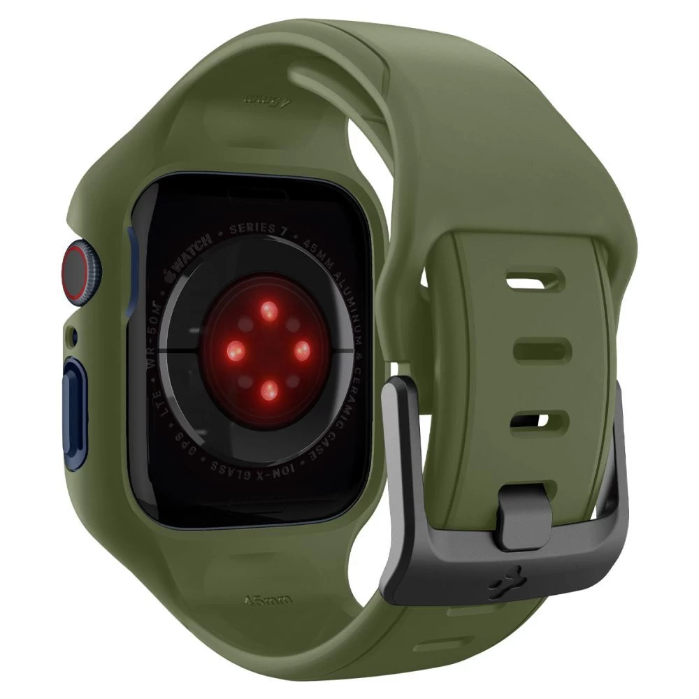 Apple Watch 9 siksniņa zaļš SPIGEN LIQUID AIR ”PRO” (45mm)