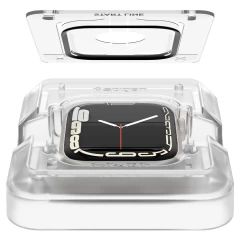 Apple Watch 9 näytönsuojalasi  SPIGEN PROFLEX EZ-FIT (45mm) 2-pack