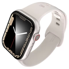 Apple Watch 9 näytönsuojalasi  SPIGEN PROFLEX EZ-FIT (45mm) 2-pack