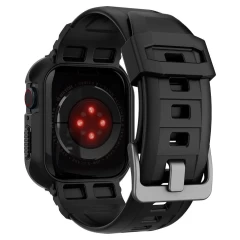 Apple Watch 9 siksniņa melns SPIGEN RUGGED ARMOR ”PRO” (44/45mm)