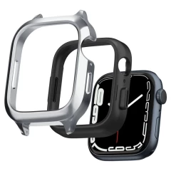 Apple Watch 9 siksniņa sudraba SPIGEN METAL FIT ”PRO” (44/45 mm)