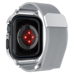Apple Watch 9 siksniņa sudraba SPIGEN METAL FIT ”PRO” (44/45 mm)