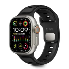 Apple Watch 9 siksniņa melns TECH-PROTECT ICONBAND LINE (44/45/46/49 MM)