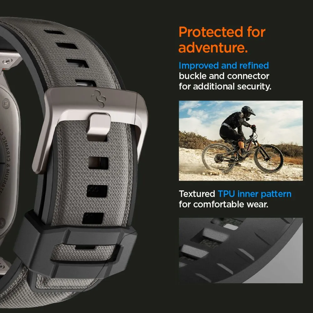 Apple Watch Ultra 2 / 3 siksniņa pelēks SPIGEN DURAPRO ARMOR ULTRA (49 MM)