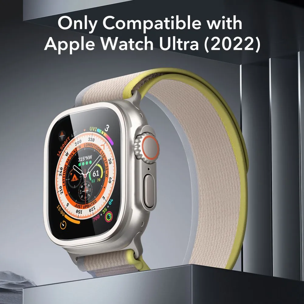 Apple Watch Ultra 2 / 3 apsauginis stiklas  ESR ARMORITE TEMPERED GLASS 2-PACK (49 MM)
