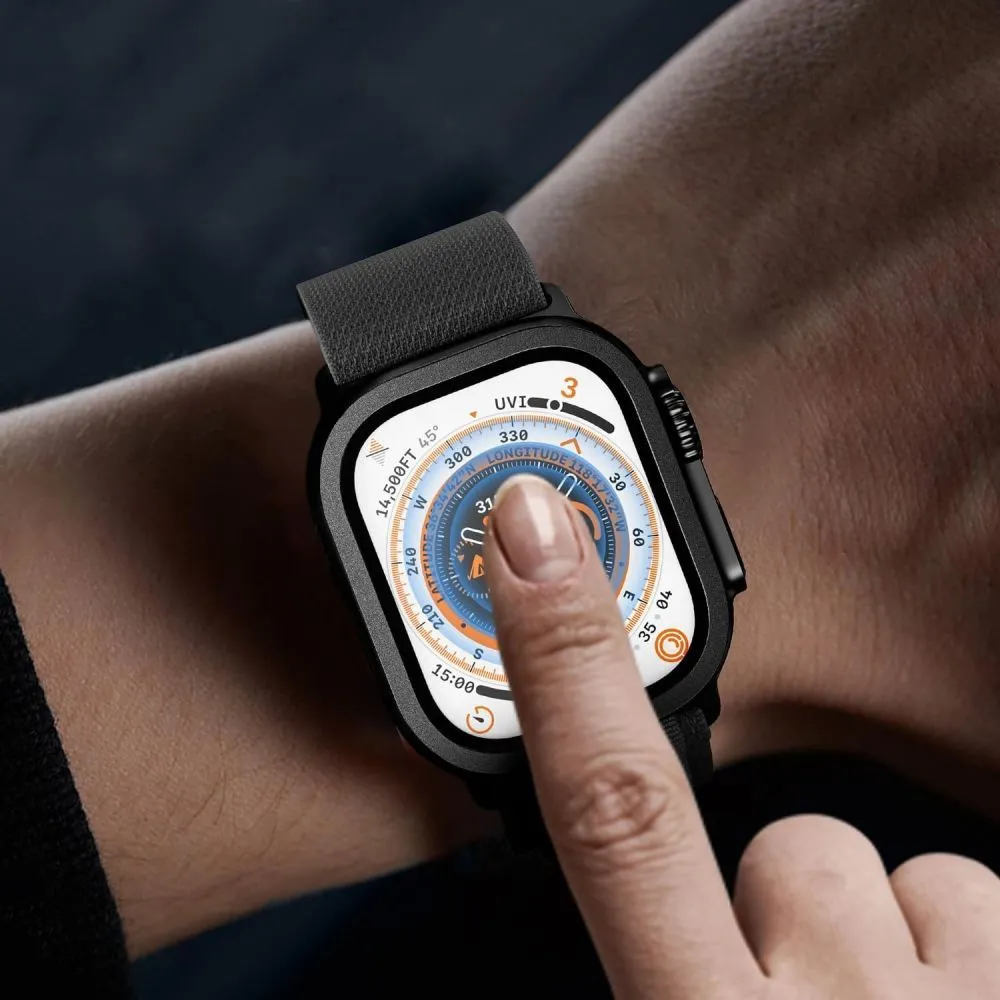 Apple Watch Ultra 2 / 3 kaitseklaas TECH-PROTECT GLASS RING 2-PACK (49 MM)