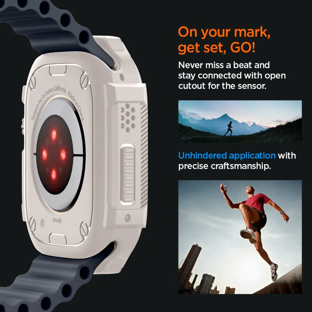Apple Watch Ultra 2 / 3 phone case  SPIGEN RUGGED ARMOR (49 MM)