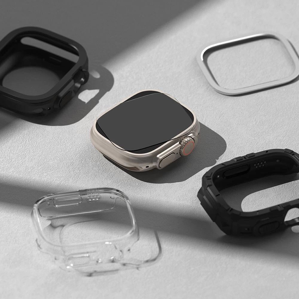 Apple Watch Ultra 2 / 3 apsauginis stiklas  RINGKE ID FC (49mm) (4-pack)