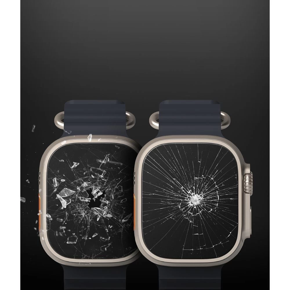 Apple Watch Ultra 2 / 3 apsauginis stiklas  RINGKE ID FC (49mm) (4-pack)
