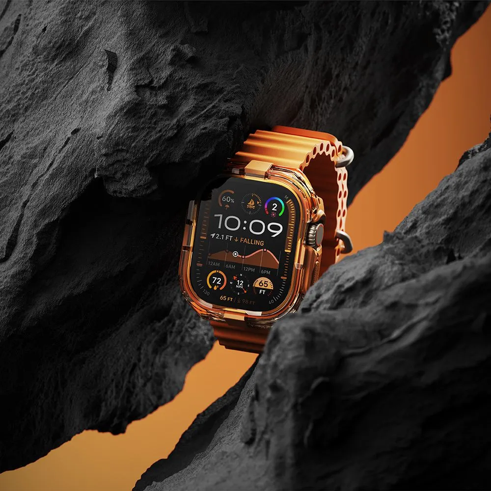 Apple Watch Ultra 2 / 3 vāciņš melns RINGKE FUSION BUMPER (49 MM)