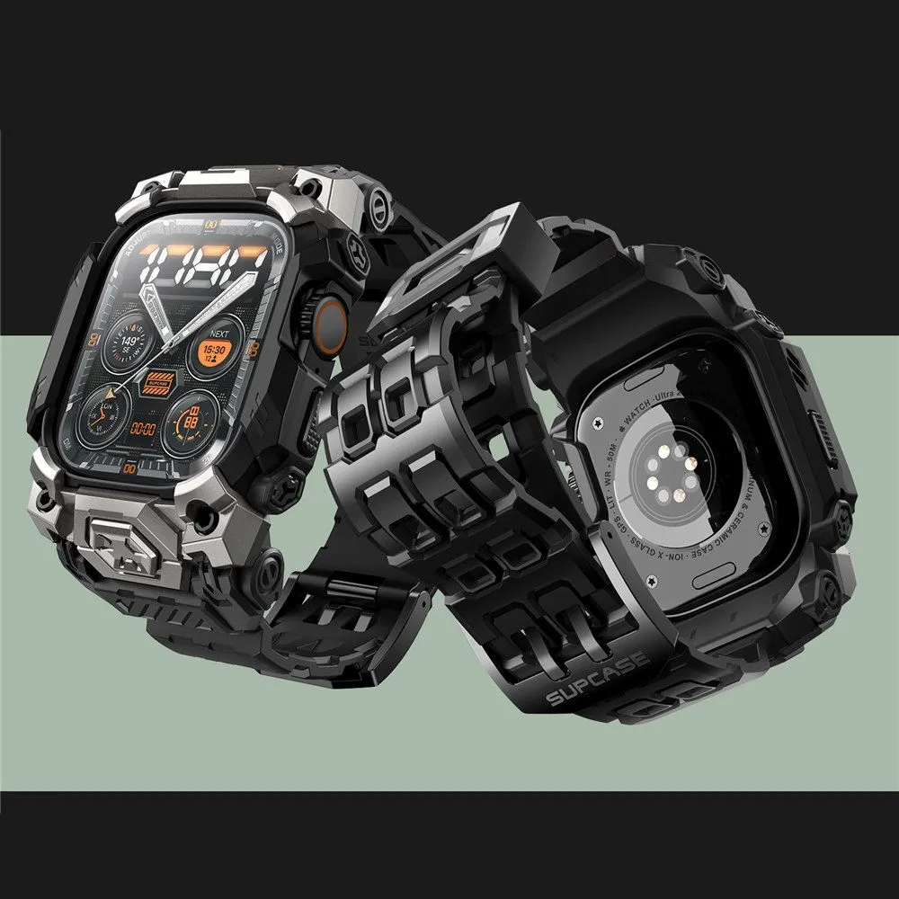 Apple Watch Ultra 2 / 3 siksniņa melns SUPCASE UB ORE (49 MM)