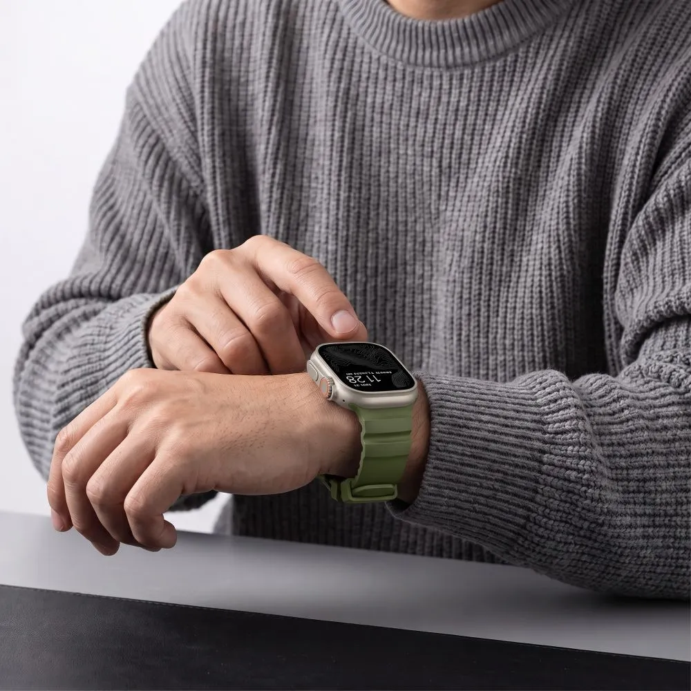 Apple Watch Ultra 2 / 3 Viedpulksteņu siksniņas zaļš TECH-PROTECT MOTION (49 MM)