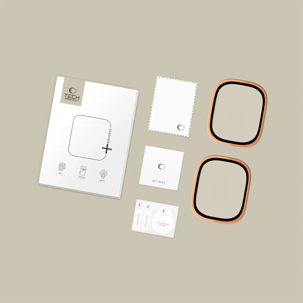 Apple Watch Ultra 2 / 3 apsauginis stiklas  TECH-PROTECT GLASS RING 2-PACK (49 MM)