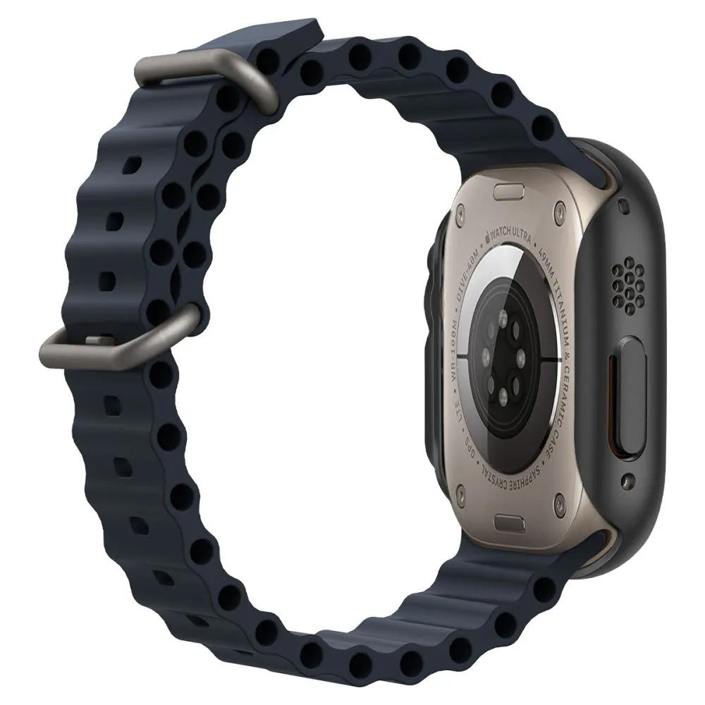 Apple Watch Ultra 2 / 3 suojakuori, suojakotelo musta SPIGEN THIN FIT (49 MM)