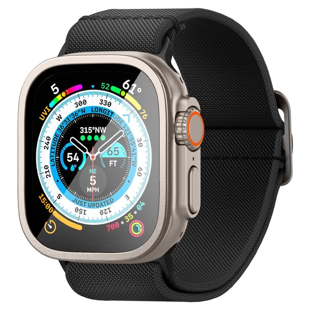 Apple Watch Ultra 2 / 3 apsauginis stiklas  SPIGEN GLAS.TR SLIM PRO (49 mm)