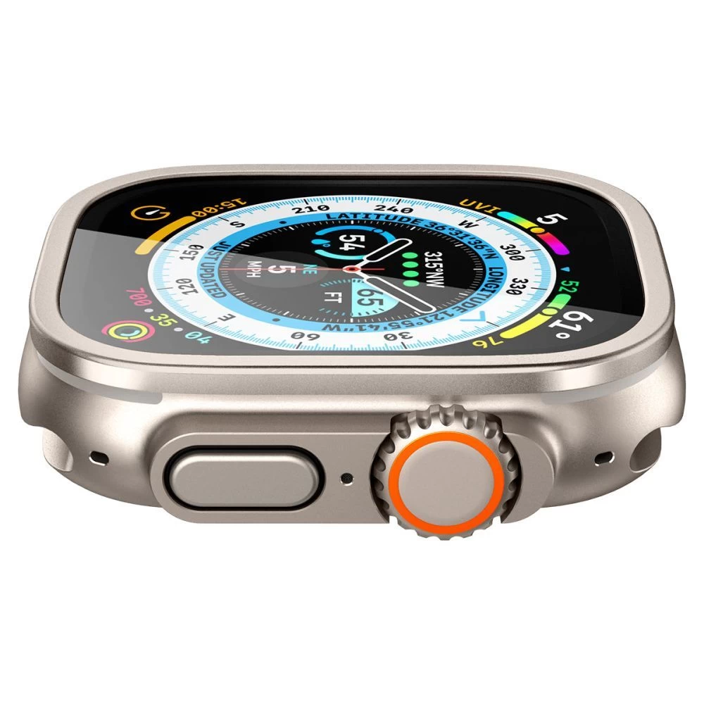 Apple Watch Ultra 2 / 3 apsauginis stiklas  SPIGEN GLAS.TR SLIM PRO (49 mm)