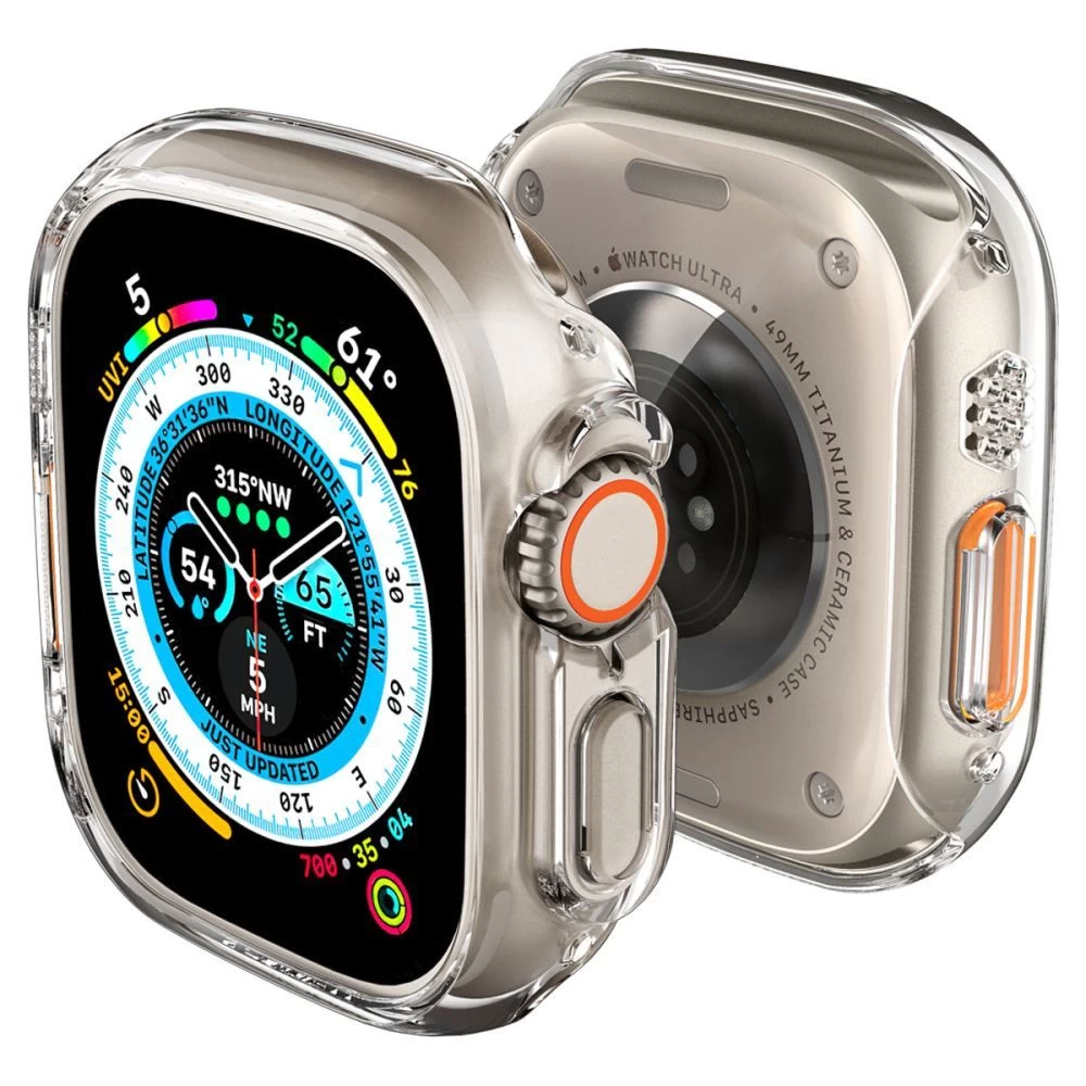Apple Watch Ultra 2 / 3 vāciņš caurspīdīgs SPIGEN THIN FIT (49mm)