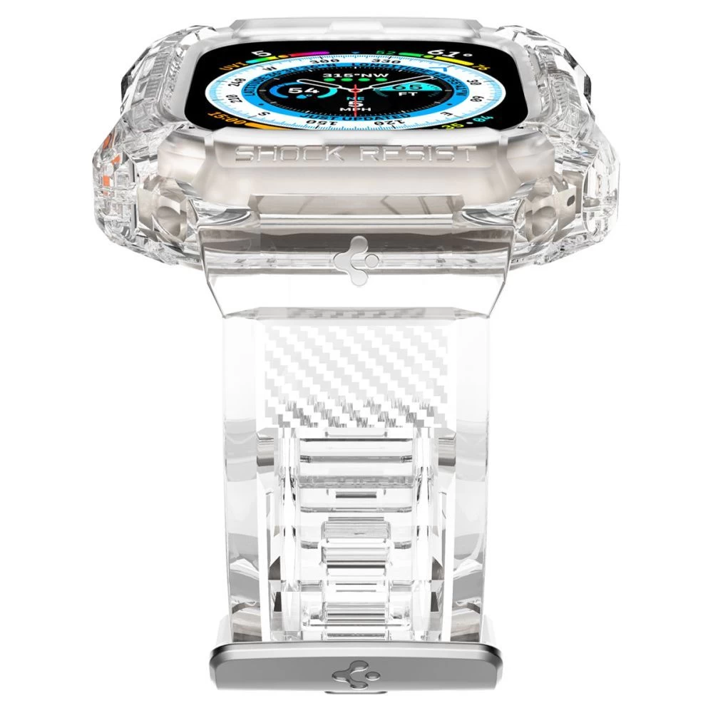 Apple Watch Ultra 2 / 3 skal, fodral transparent SPIGEN RUGGED ARMOR ”PRO” (49mm)