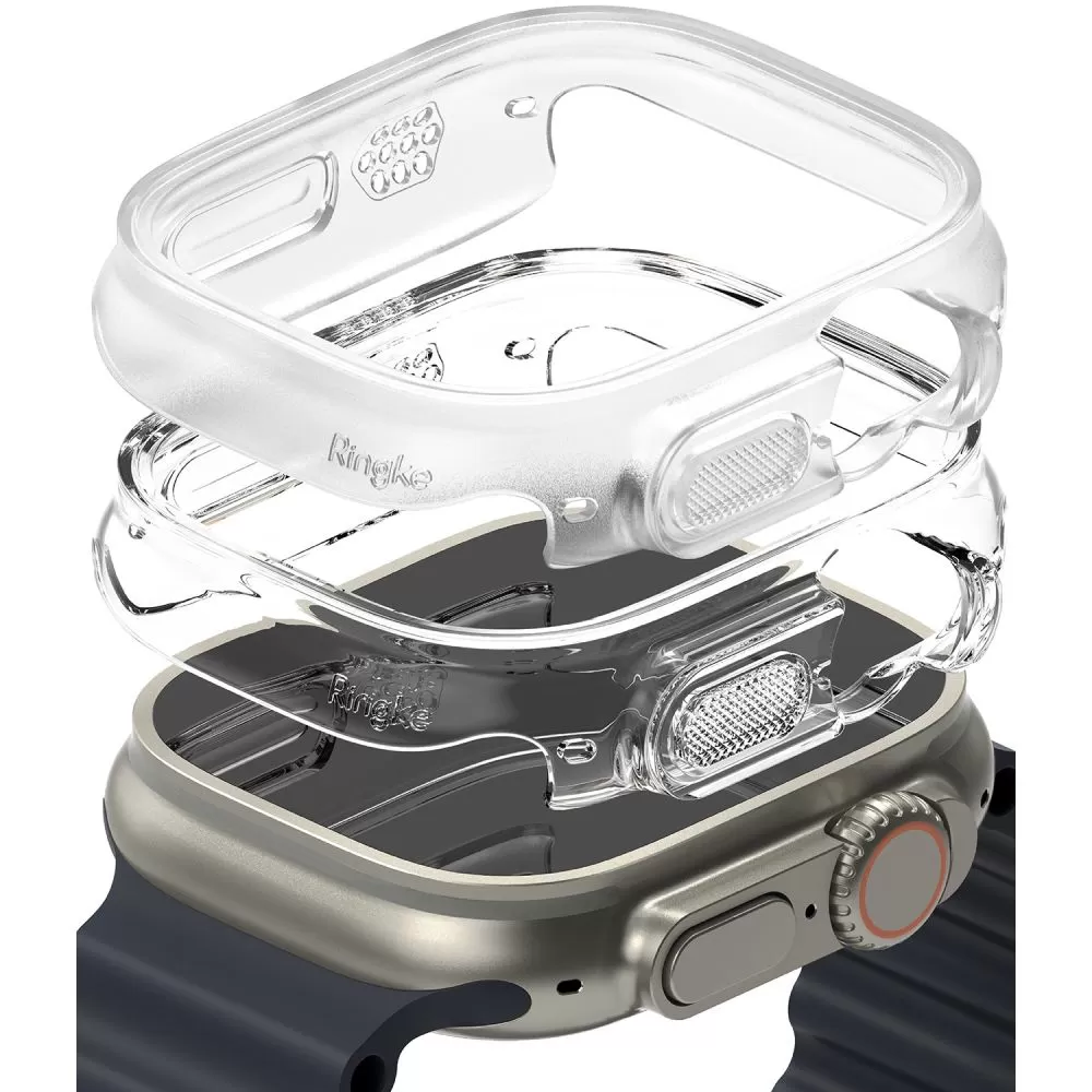 Apple Watch Ultra 2 / 3 phone case transparent RINGKE SLIM 2-PACK (49 MM)