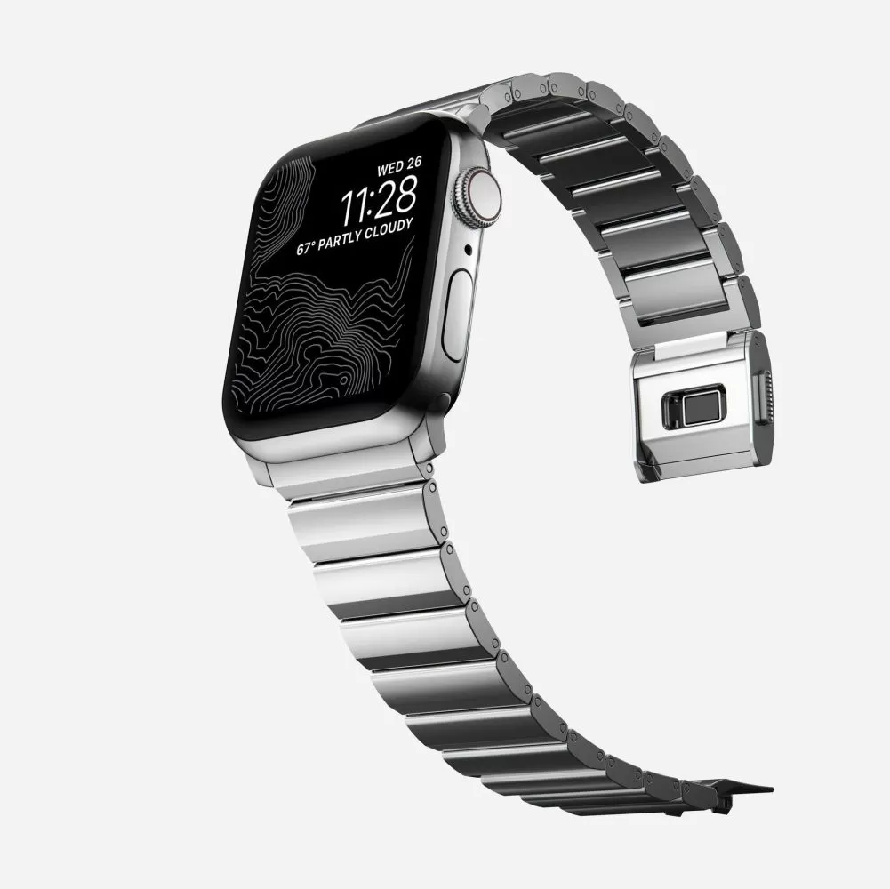 Apple Watch Ultra 2 / 3 siksniņa sudraba TECH-PROTECT STEELBAND ULTRA (49 MM)