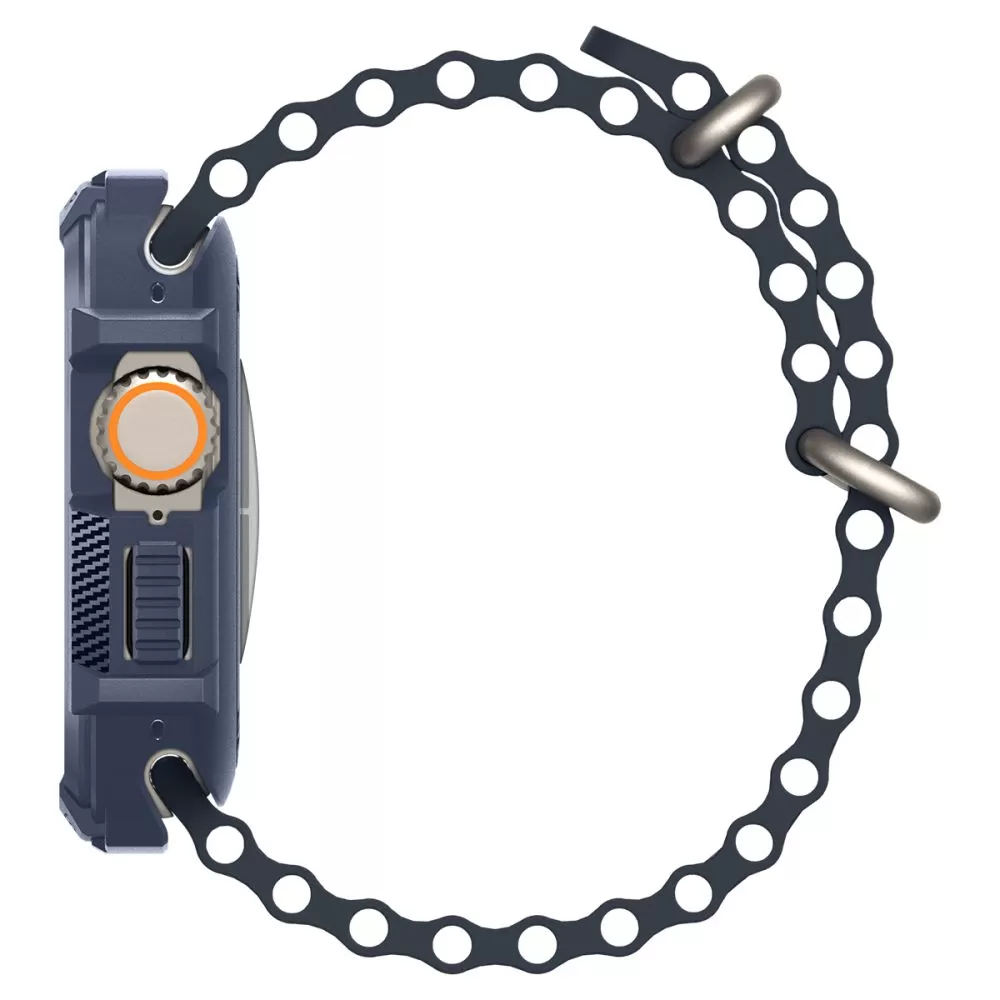 Apple Watch Ultra 2 / 3 vāciņš zils SPIGEN RUGGED ARMOR (49 MM)