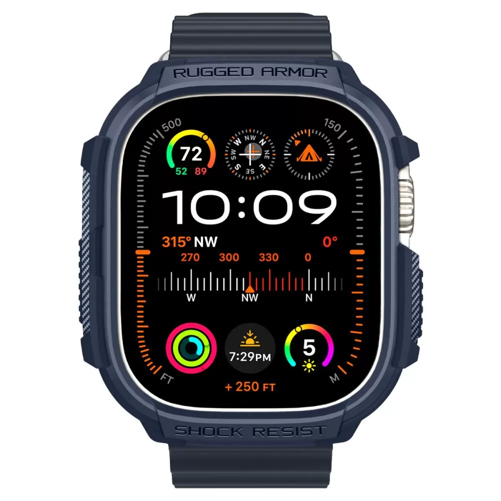 Apple Watch Ultra 2 / 3 vāciņš zils SPIGEN RUGGED ARMOR (49 MM)