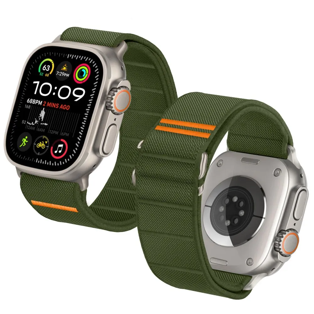 Apple Watch Ultra 2 / 3 band green TECH-PROTECT NYLON SLIP (49 MM)