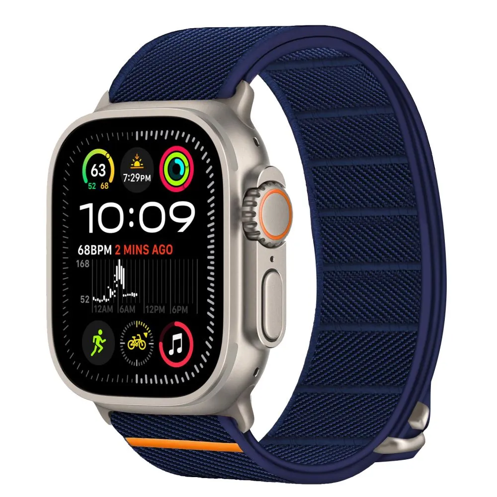 Apple Watch Ultra 2 / 3 skal, fodral blå TECH-PROTECT NYLON SLIP (49 MM)