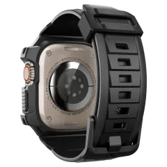 Apple Watch Ultra 2 / 3 siksniņa melns SPIGEN RUGGED ARMOR ”PRO” (49 MM)