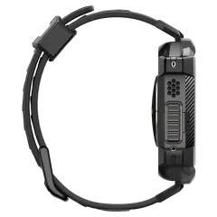 Apple Watch Ultra 2 / 3 siksniņa melns SPIGEN RUGGED ARMOR ”PRO” (49 MM)