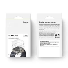 Apple Watch Ultra 2 / 3 phone case transparent RINGKE SLIM 2-PACK (49 MM)